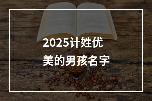 2025计姓优美的男孩名字