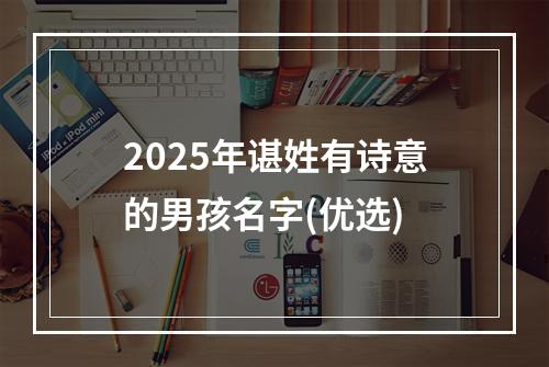 2025年谌姓有诗意的男孩名字(优选)
