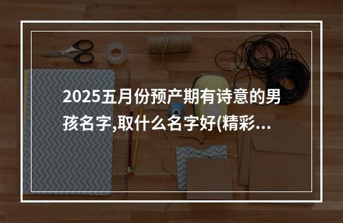 2025五月份预产期有诗意的男孩名字,取什么名字好(精彩推荐)