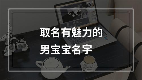 取名有魅力的男宝宝名字