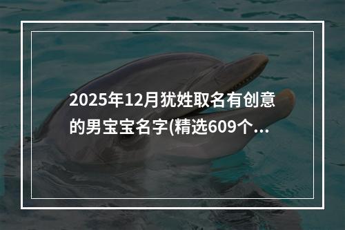 2025年12月犹姓取名有创意的男宝宝名字(精选609个)