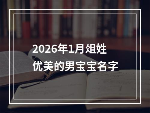2026年1月俎姓优美的男宝宝名字