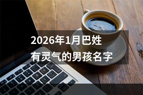 2026年1月巴姓有灵气的男孩名字