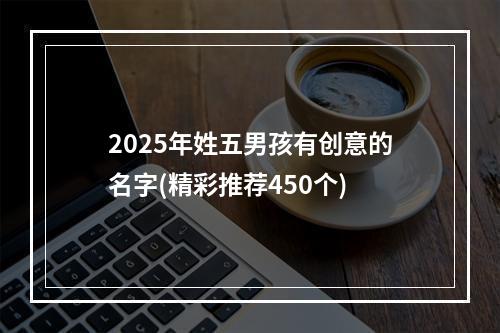 2025年姓五男孩有创意的名字(精彩推荐450个)