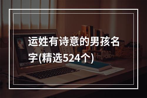 运姓有诗意的男孩名字(精选524个)