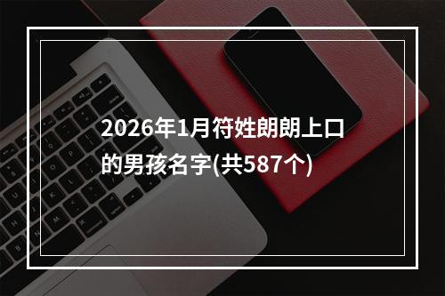 2026年1月符姓朗朗上口的男孩名字(共587个)