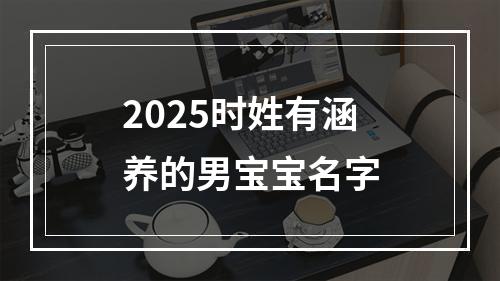 2025时姓有涵养的男宝宝名字