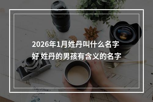 2026年1月姓丹叫什么名字好 姓丹的男孩有含义的名字