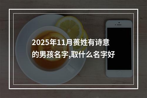 2025年11月蒉姓有诗意的男孩名字,取什么名字好
