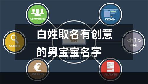 白姓取名有创意的男宝宝名字
