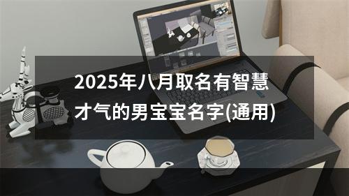 2025年八月取名有智慧才气的男宝宝名字(通用)