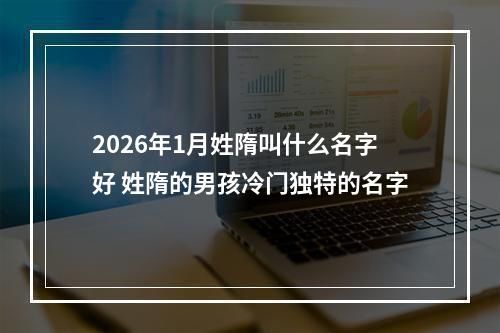 2026年1月姓隋叫什么名字好 姓隋的男孩冷门独特的名字