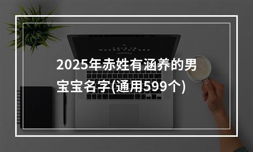 2025年赤姓有涵养的男宝宝名字(通用599个)