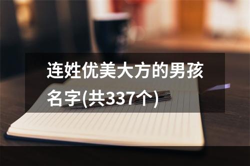 连姓优美大方的男孩名字(共337个)