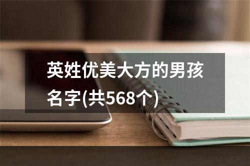 英姓优美大方的男孩名字(共568个)