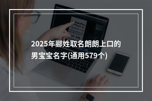 2025年郦姓取名朗朗上口的男宝宝名字(通用579个)