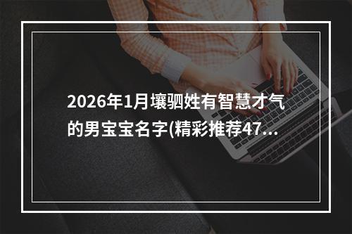 2026年1月壤驷姓有智慧才气的男宝宝名字(精彩推荐471个)