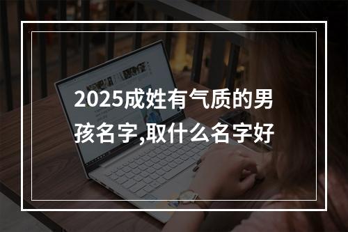 2025成姓有气质的男孩名字,取什么名字好