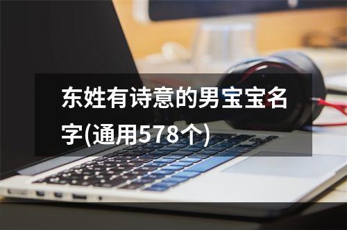 东姓有诗意的男宝宝名字(通用578个)