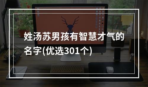 姓汤苏男孩有智慧才气的名字(优选301个)