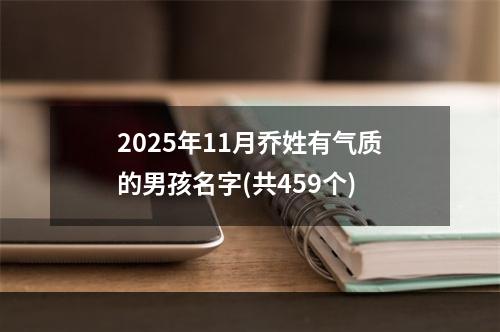 2025年11月乔姓有气质的男孩名字(共459个)