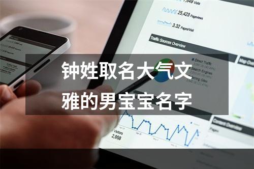 钟姓取名大气文雅的男宝宝名字