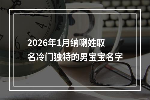 2026年1月纳喇姓取名冷门独特的男宝宝名字