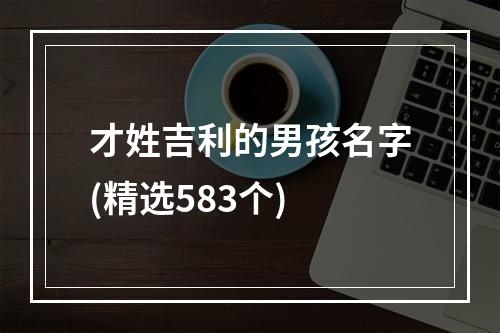 才姓吉利的男孩名字(精选583个)