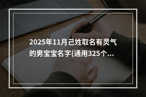 2025年11月己姓取名有灵气的男宝宝名字(通用325个)