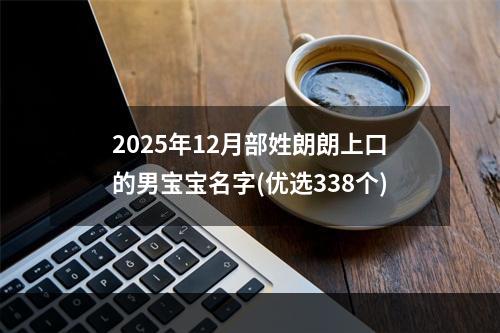 2025年12月部姓朗朗上口的男宝宝名字(优选338个)