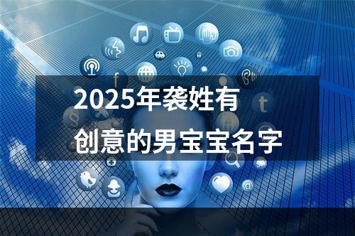 2025年袭姓有创意的男宝宝名字