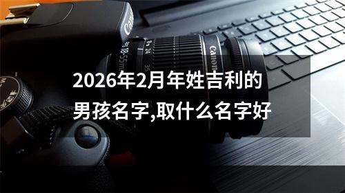 2026年2月年姓吉利的男孩名字,取什么名字好