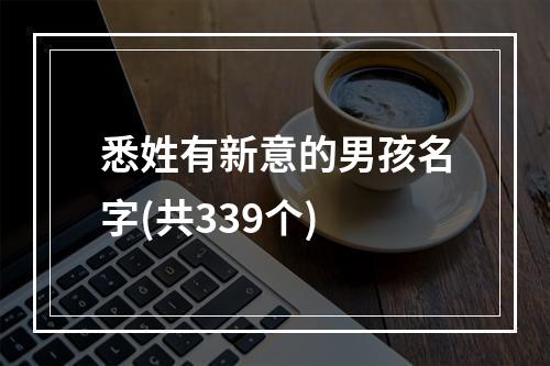 悉姓有新意的男孩名字(共339个)