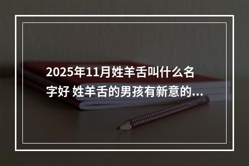2025年11月姓羊舌叫什么名字好 姓羊舌的男孩有新意的名字