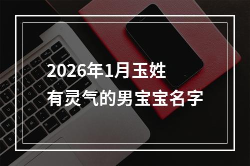 2026年1月玉姓有灵气的男宝宝名字