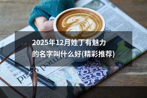 2025年12月姓丁有魅力的名字叫什么好(精彩推荐)