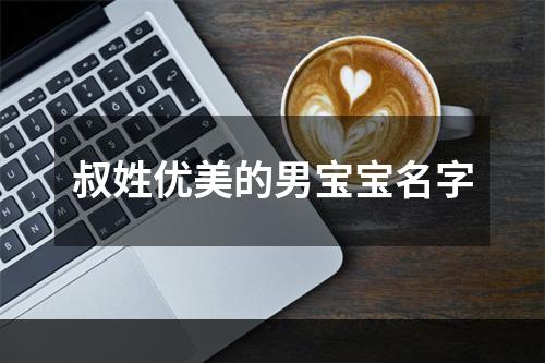 叔姓优美的男宝宝名字