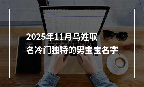 2025年11月乌姓取名冷门独特的男宝宝名字