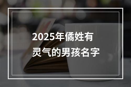 2025年僪姓有灵气的男孩名字