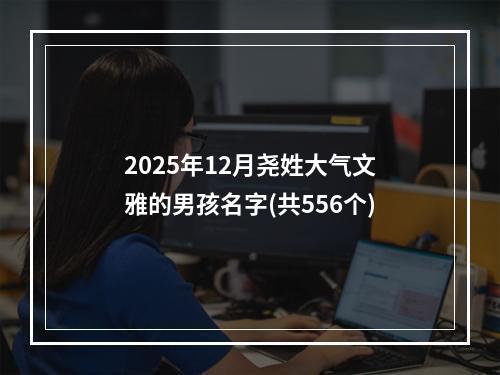 2025年12月尧姓大气文雅的男孩名字(共556个)