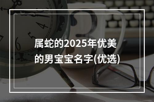 属蛇的2025年优美的男宝宝名字(优选)