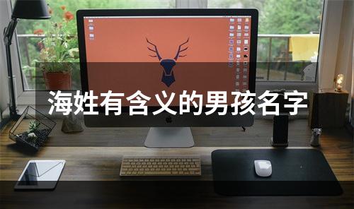 海姓有含义的男孩名字