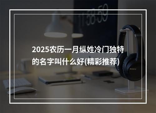 2025农历一月纵姓冷门独特的名字叫什么好(精彩推荐)