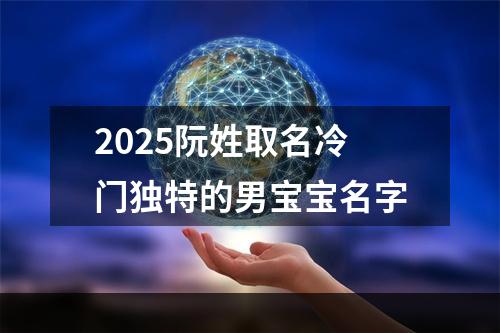 2025阮姓取名冷门独特的男宝宝名字