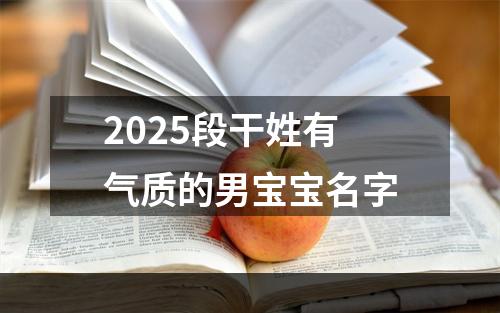 2025段干姓有气质的男宝宝名字