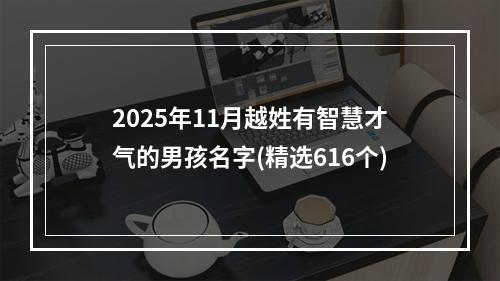 2025年11月越姓有智慧才气的男孩名字(精选616个)