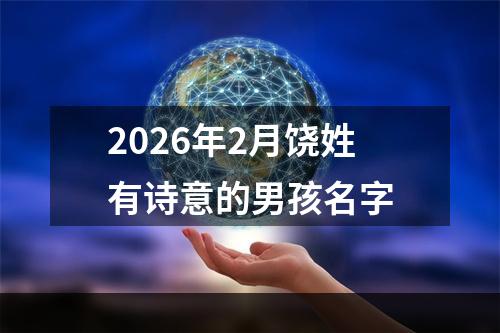 2026年2月饶姓有诗意的男孩名字