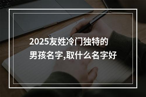 2025友姓冷门独特的男孩名字,取什么名字好