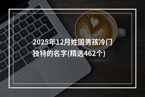 2025年12月姓国男孩冷门独特的名字(精选462个)
