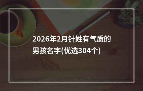 2026年2月针姓有气质的男孩名字(优选304个)